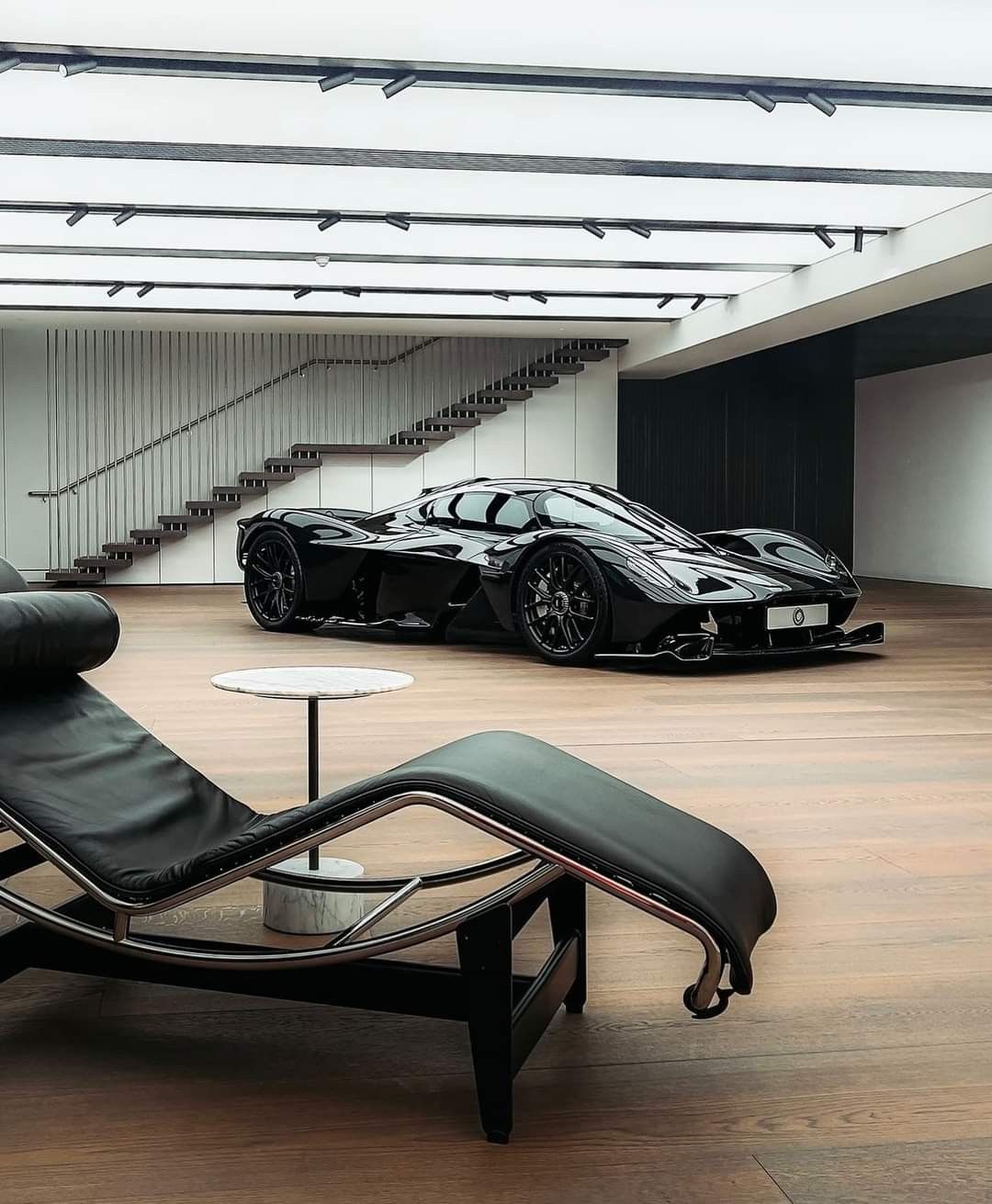 Premium imported luxury car in modern showroom